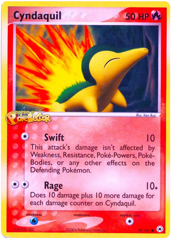 Cyndaquil - EX Hidden Legends #59