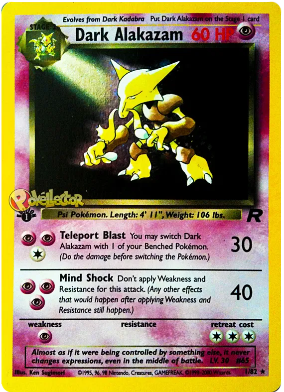 Dark Alakazam - Team Rocket #1