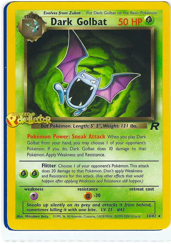 Dark Golbat - Team Rocket #24