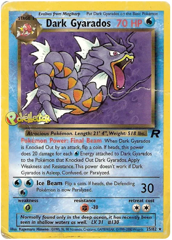 Dark Gyarados - Team Rocket #25