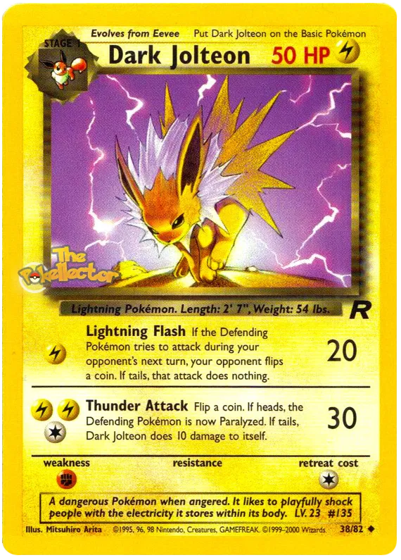 Dark Jolteon - Team Rocket #38