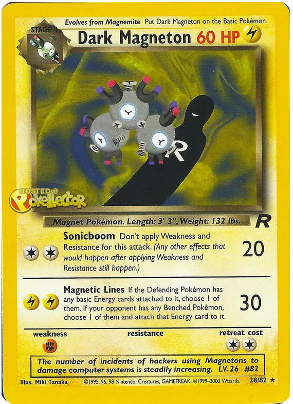 Dark Magneton - Team Rocket #28