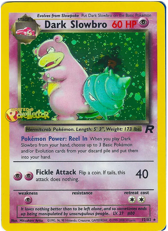 Dark Slowbro - Team Rocket #12