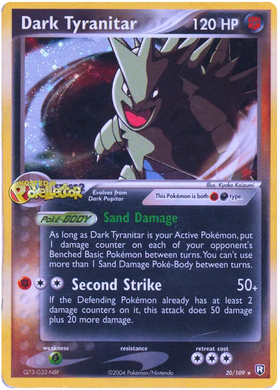 Dark Tyranitar - EX Team Rocket Returns #20