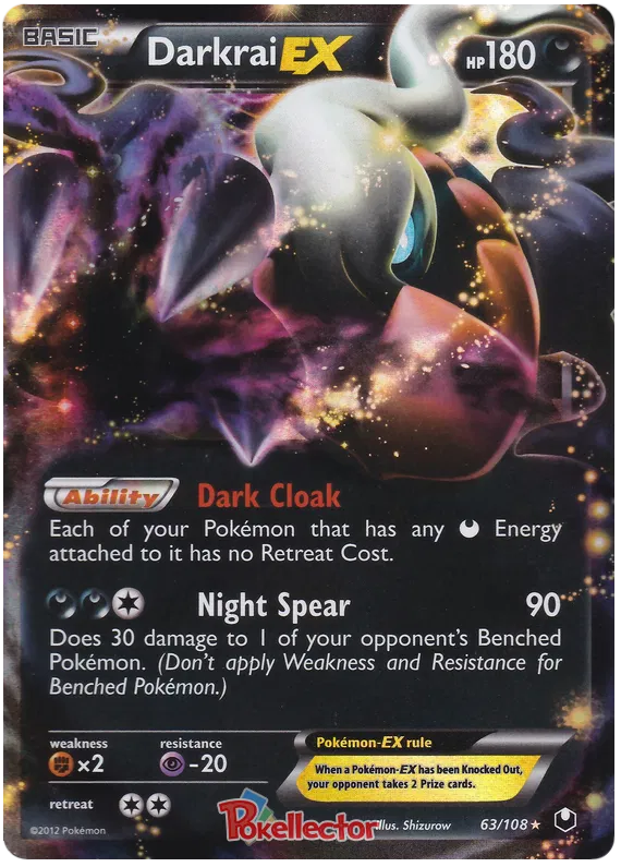 Darkrai EX - Dark Explorers #63