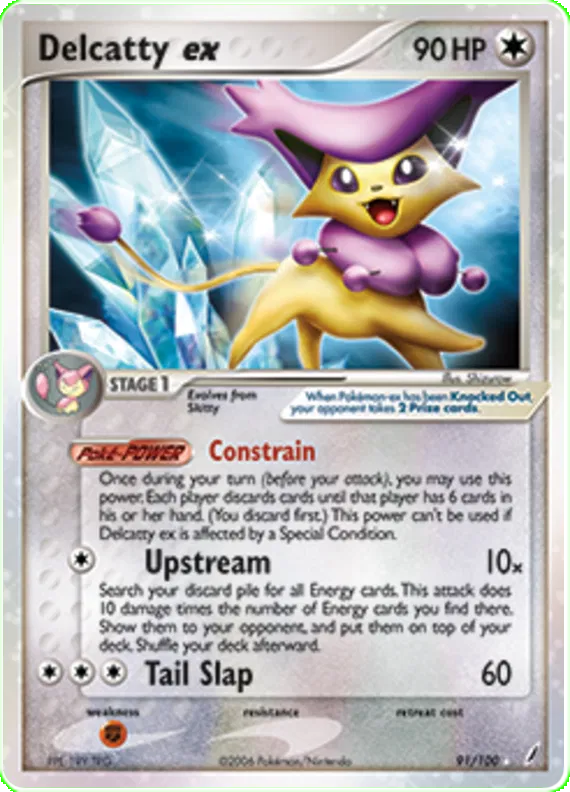 Delcatty ex - EX Crystal Guardians #91