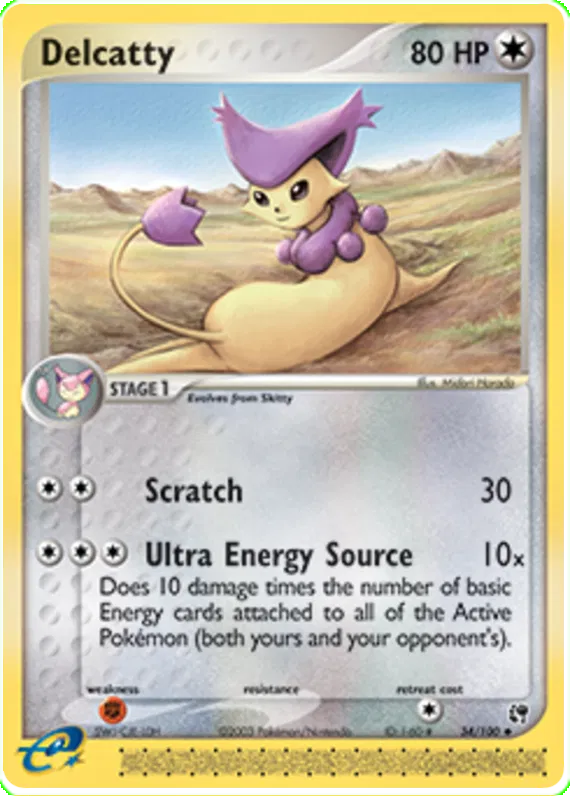 Delcatty - EX Sandstorm #34