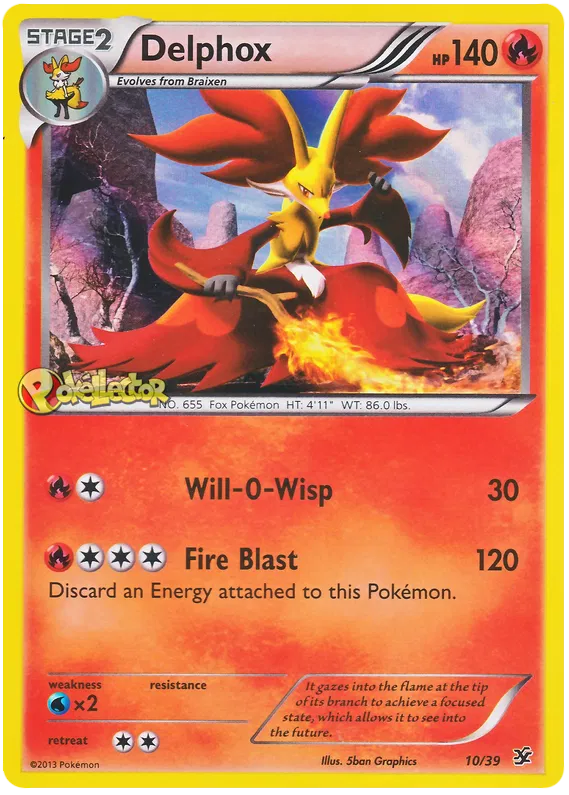 Delphox - Kalos Starter Set #10