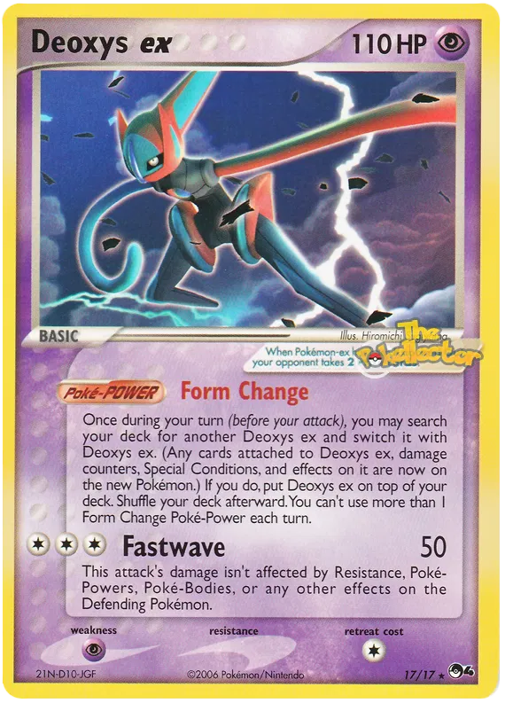 Deoxys ex (Speed Forme) - POP Series 4 #17