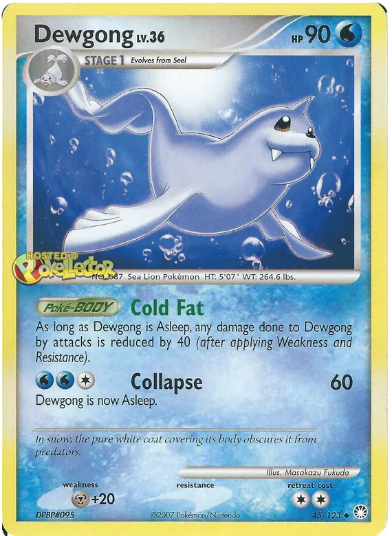 Dewgong - Mysterious Treasures #45