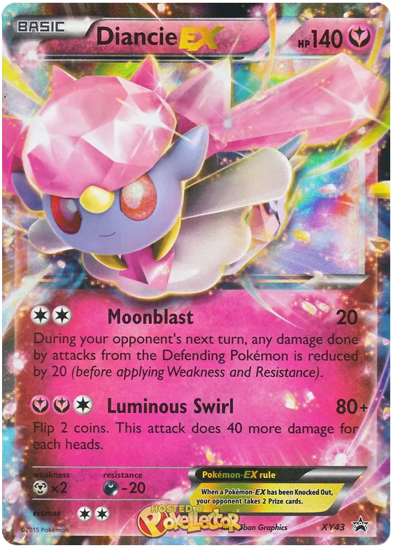 Diancie EX - XY Promos #43