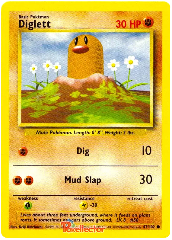 Diglett - Base Set #47