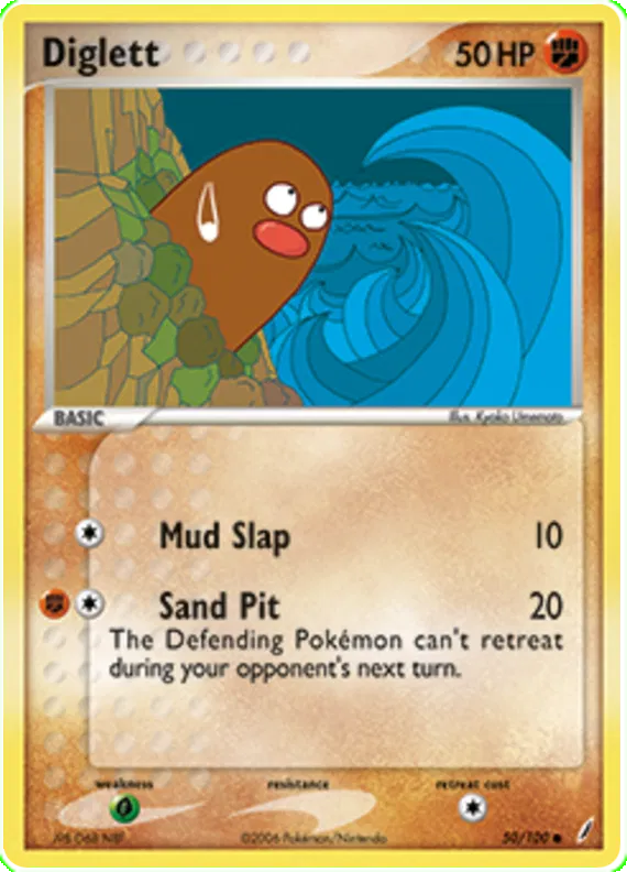 Diglett - EX Crystal Guardians #50