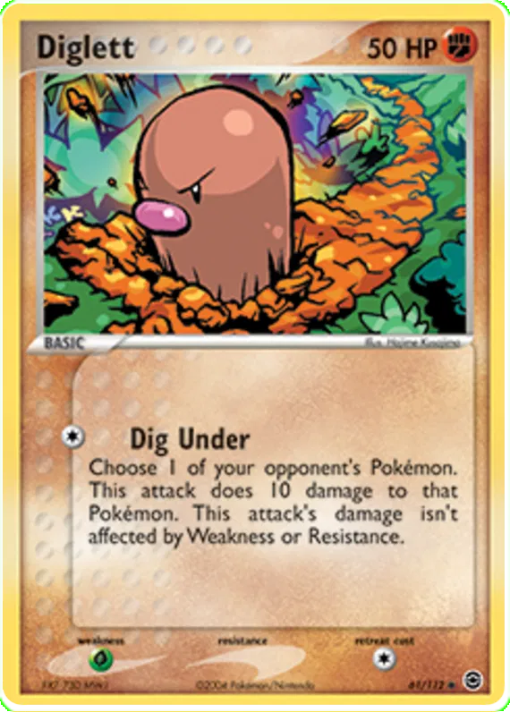 Diglett - EX FireRed & LeafGreen #61