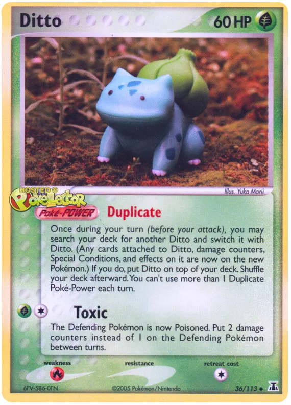 Ditto (Bulbasaur) - EX Delta Species #36