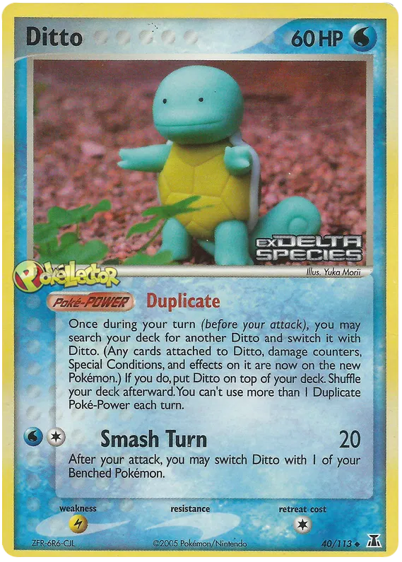 Ditto (Squirtle) - EX Delta Species #40