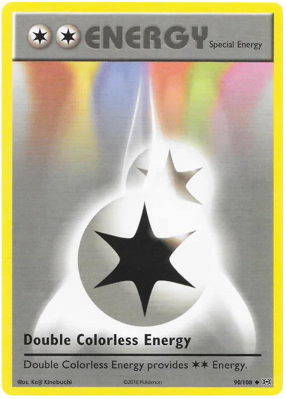 Double Colorless Energy - Evolutions #90