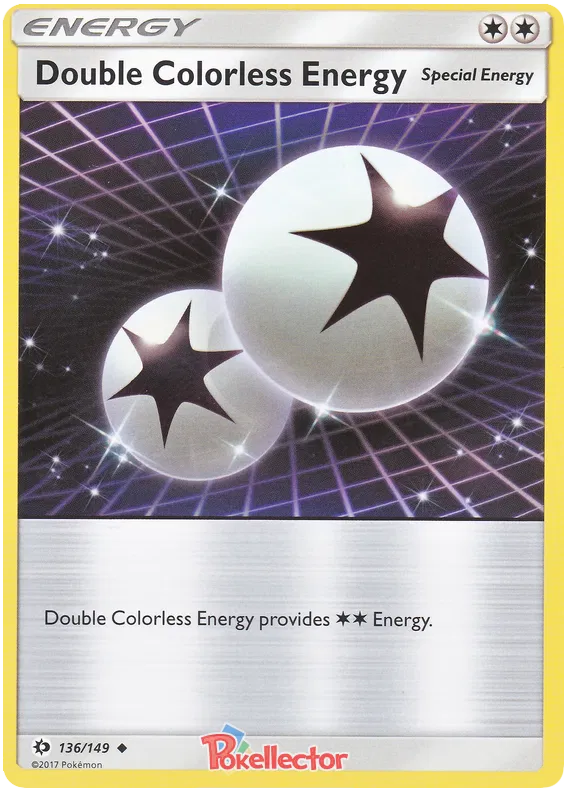 Double Colorless Energy - Sun & Moon #136