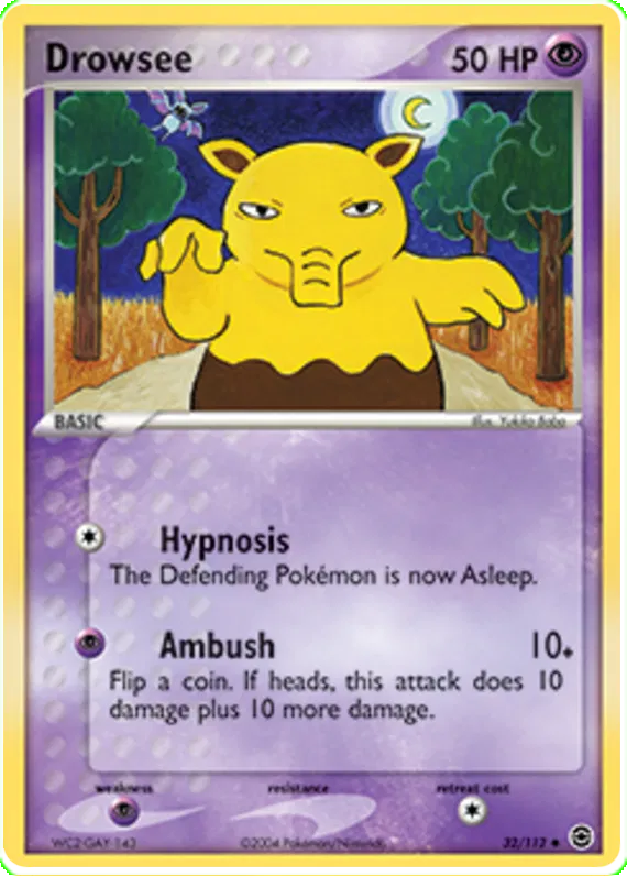 Drowzee - EX FireRed & LeafGreen #32