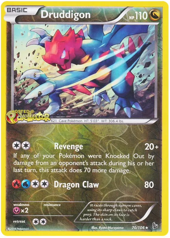 Druddigon - XY Flashfire #70