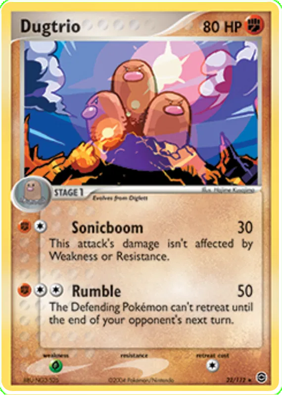 Dugtrio - EX FireRed & LeafGreen #22