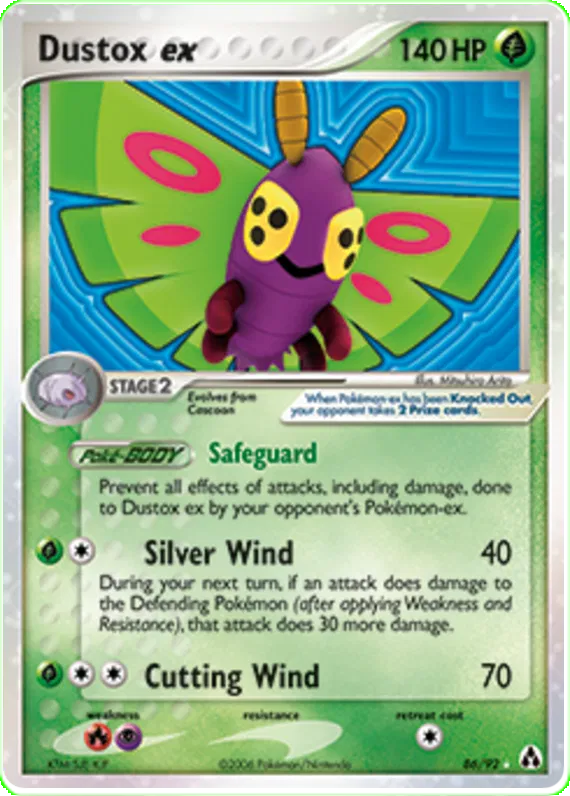 Dustox ex - EX Legend Maker #86