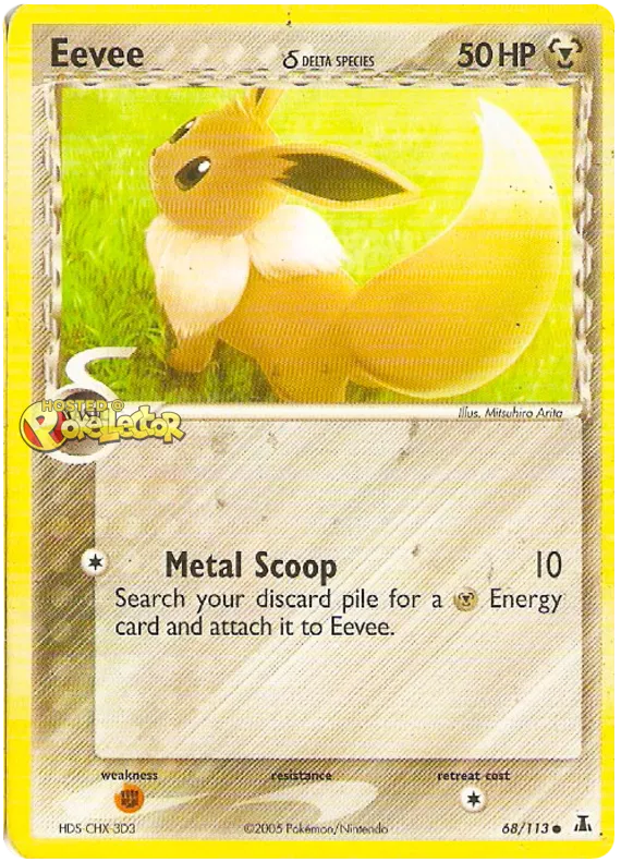 Eevee  (delta species) - EX Delta Species #68