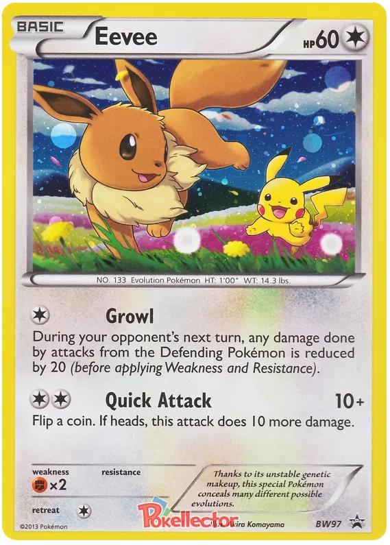 Eevee - Black & White Promos #97