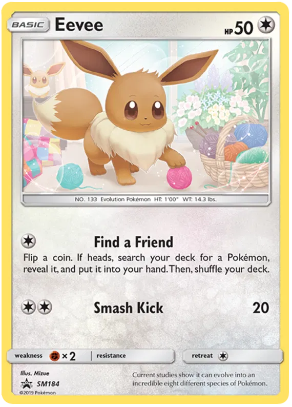 Eevee - Sun & Moon Promos #184