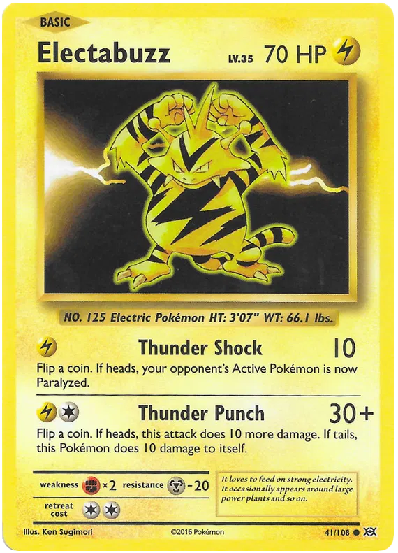 Electabuzz - Evolutions #41