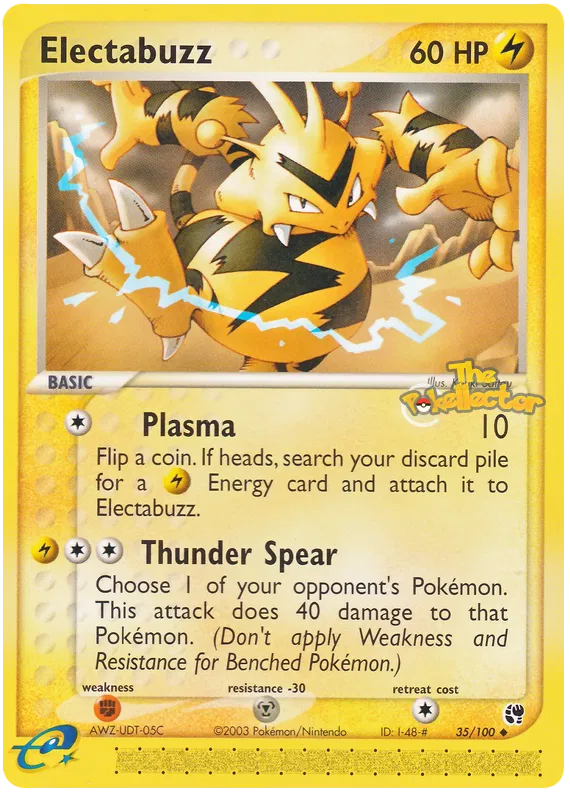 Electabuzz - EX Sandstorm #35