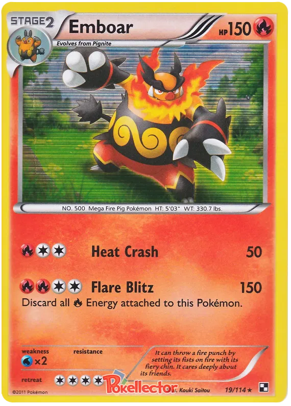 Emboar - Black & White #19