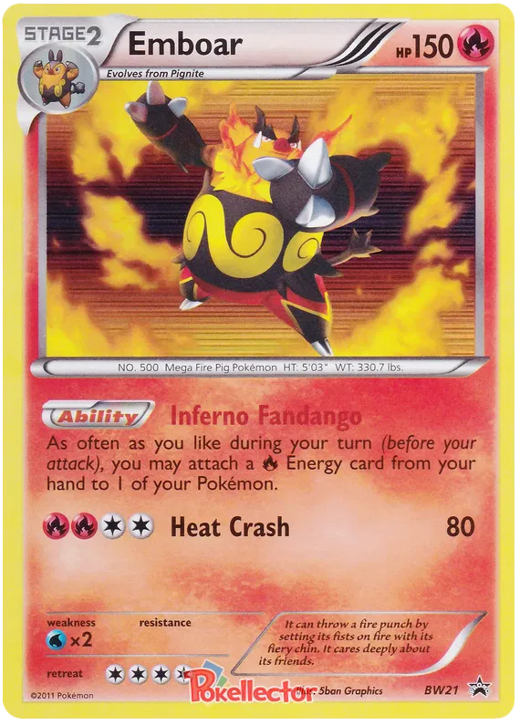 Emboar - Black & White Promos #21