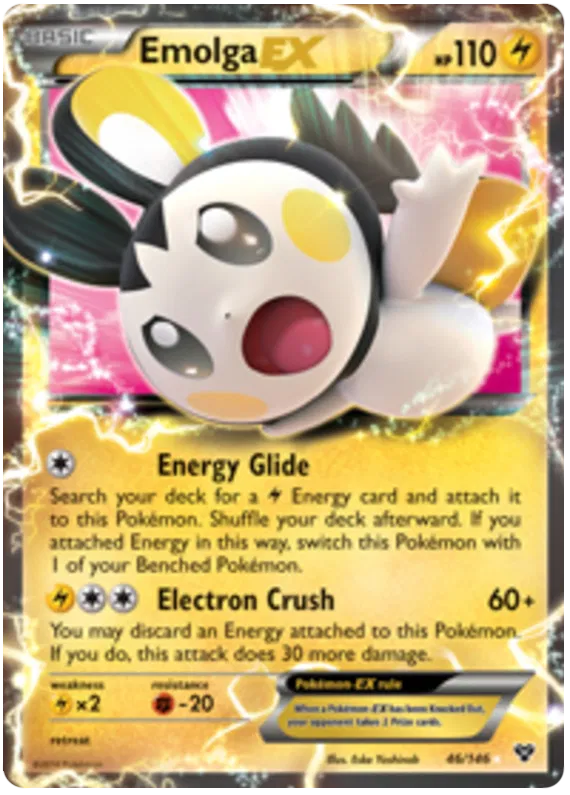 Emolga EX - XY #46