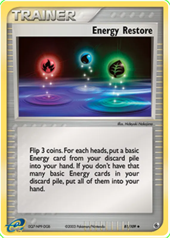 Energy Restore - EX Ruby & Sapphire #81