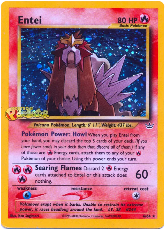 Entei - Neo Revelation #6