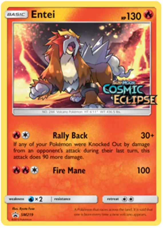 Entei - Sun & Moon Promos #219