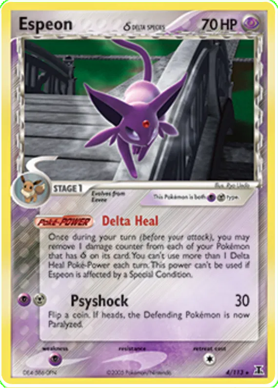 Espeon  (delta species) - EX Delta Species #4