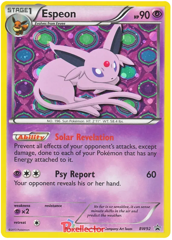 Espeon - Black & White Promos #92