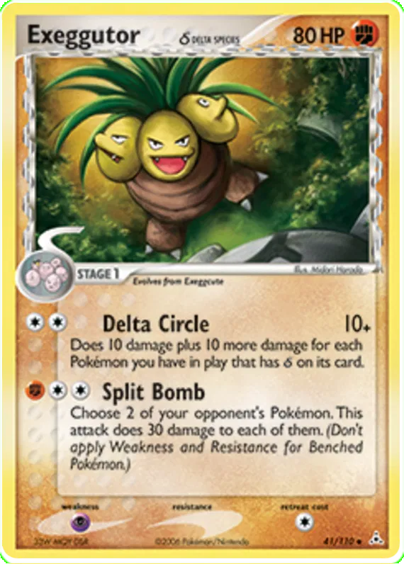 Exeggutor  (delta species) - EX Holon Phantoms #41