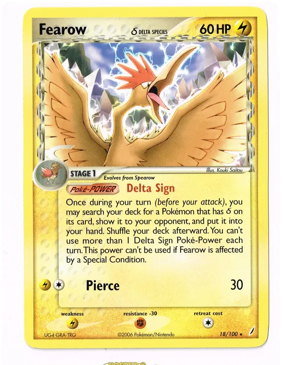 Fearow  (delta species) - EX Crystal Guardians #18