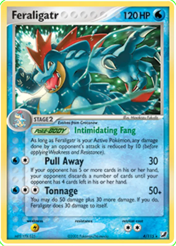 Feraligatr - EX Unseen Forces #4