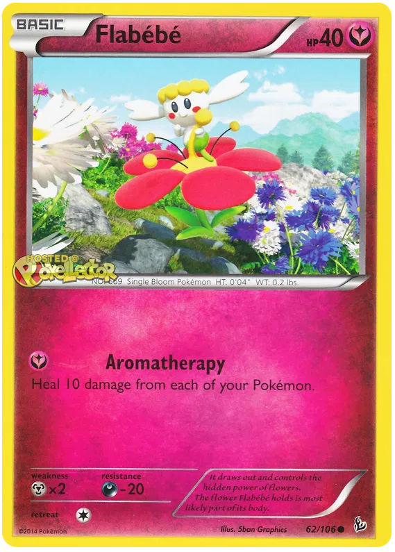 Flabebe - XY Flashfire #62