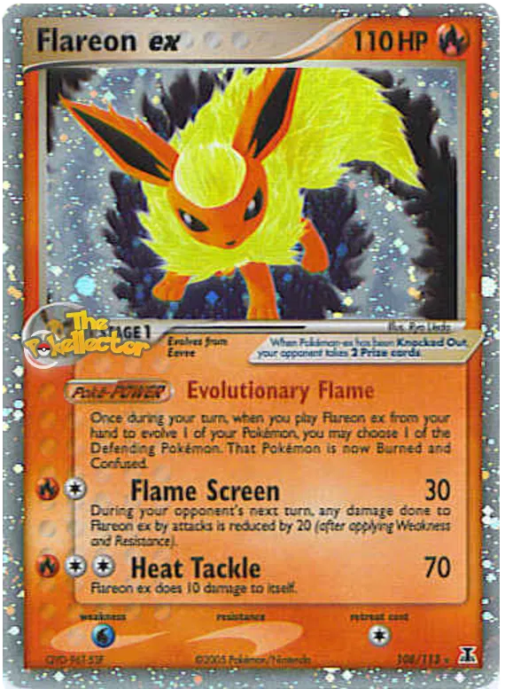 Flareon ex - EX Delta Species #108