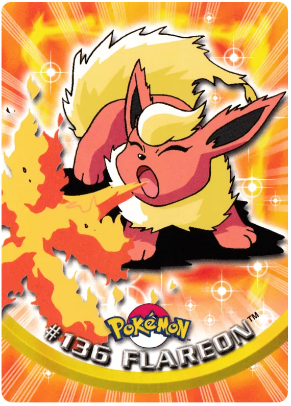 Flareon - Topps Series 3 #136