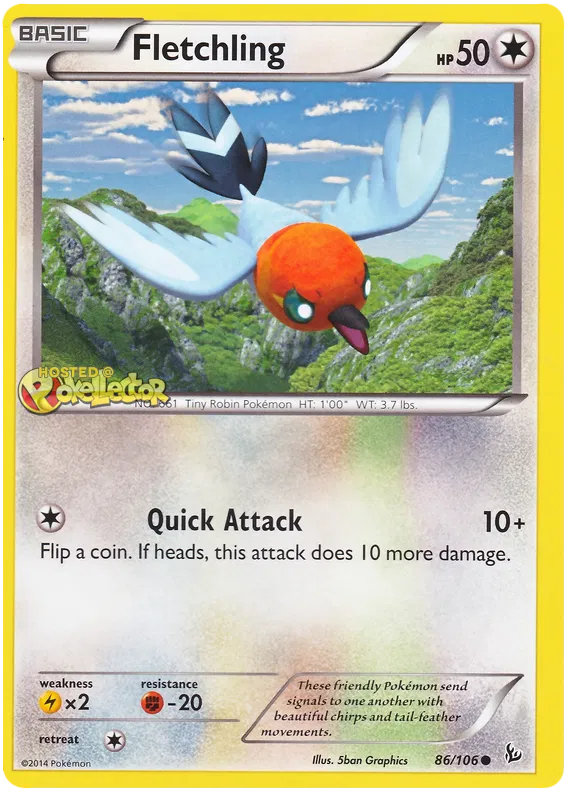 Fletchling - XY Flashfire #86