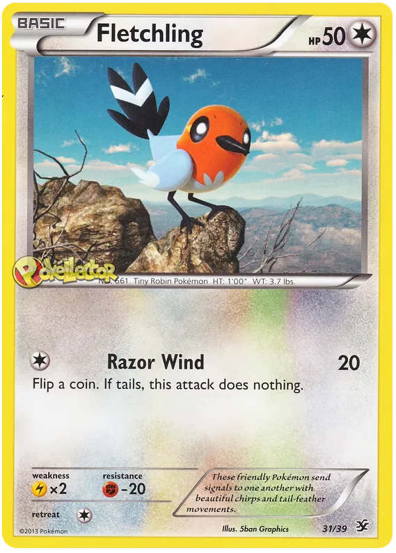 Fletchling - Kalos Starter Set #31