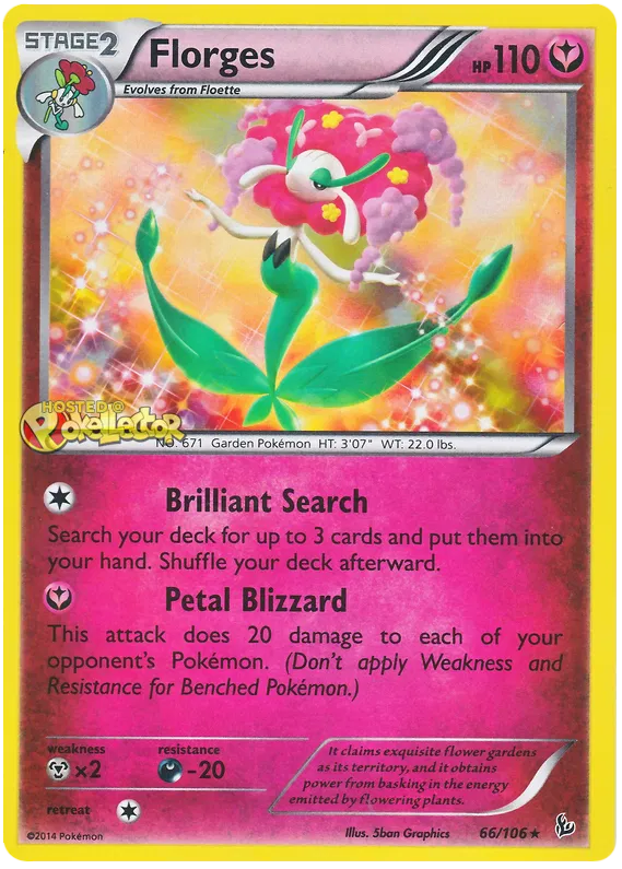 Florges - XY Flashfire #66