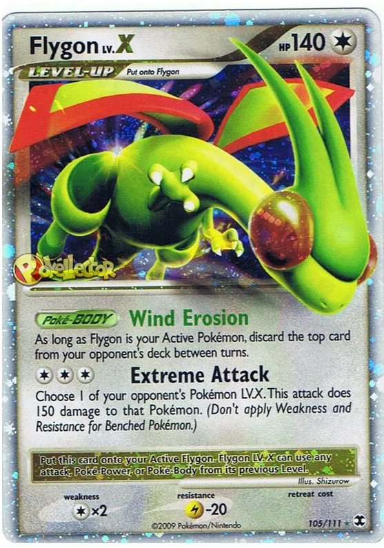 Flygon LV. X - Platinum - Rising Rivals #105