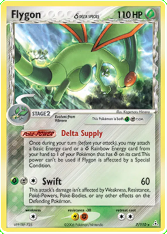 Flygon  (delta species) - EX Holon Phantoms #7